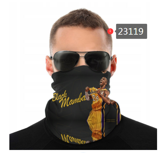 NBA 2021 Los Angeles Lakers #24 kobe bryant 23119 Dust mask with filter->nba dust mask->Sports Accessory